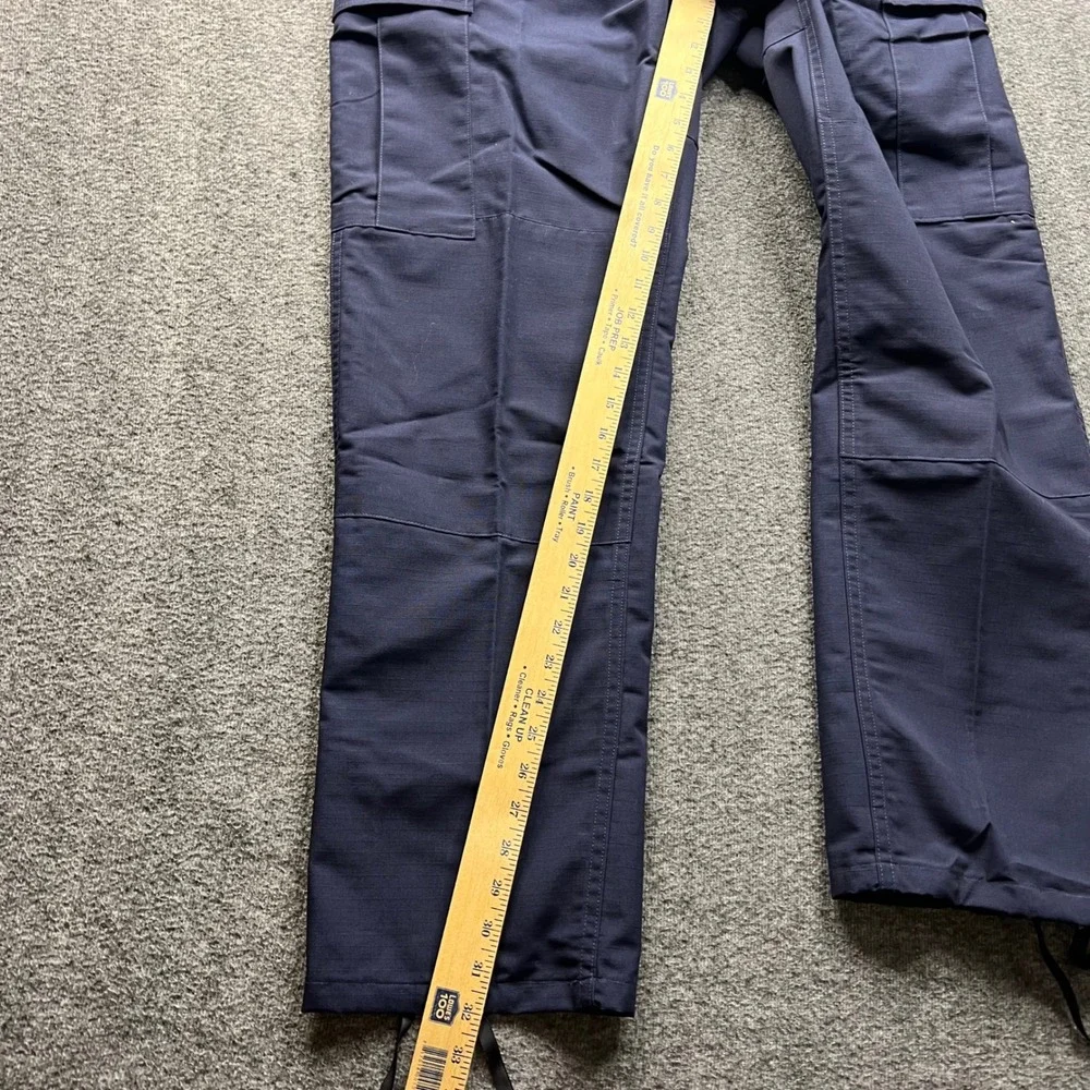 Propper Combat Trousers Mens Medium Regular Navy Blue 34x32 Cargo Ripstop Pants‎